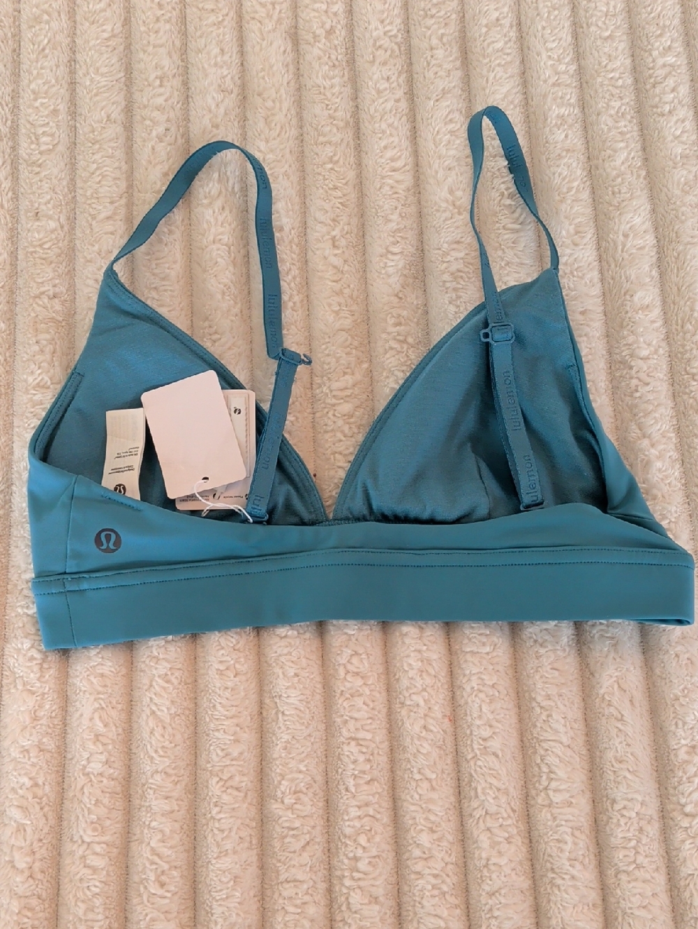 Lululemon Teal Triangle Bralette - Picture 2 of 4